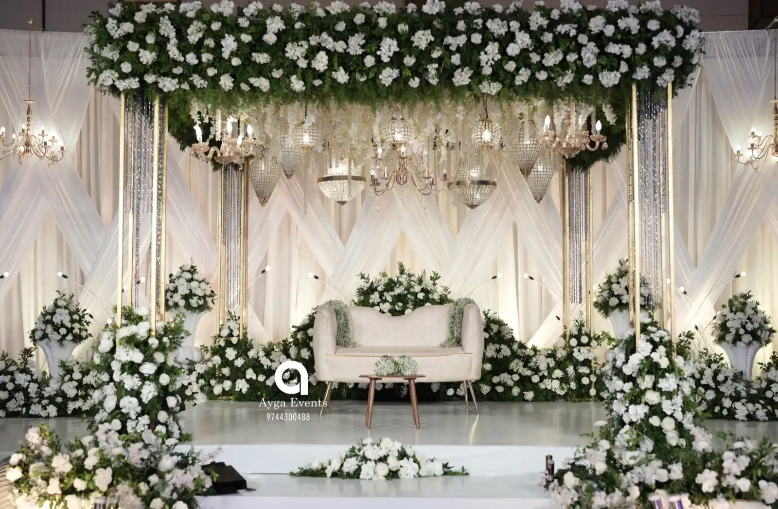 Best Event Management in Bankura - Flower Stage Decoration and Marriage Hall Setup
